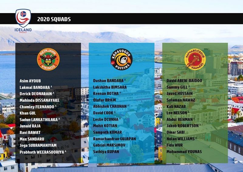 ÍPL 2020 Squads